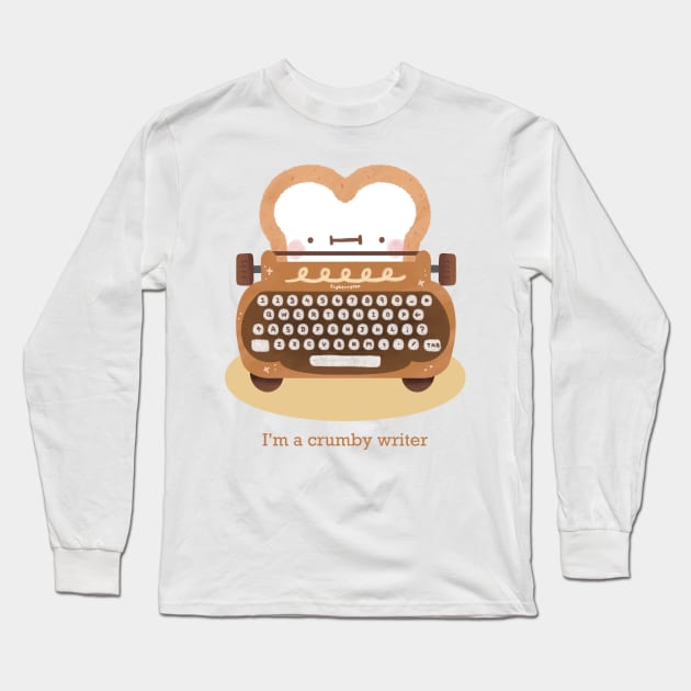 Crumby Writer Long Sleeve T-Shirt by Figberrytea